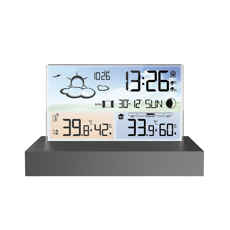 Weather Station Indoor - EYFL-Digital Weather Station Clock Weather Forecast