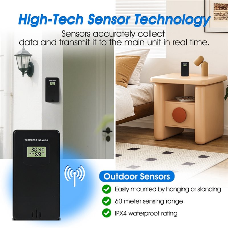 EYFL-Digital Weather Station C - Weather Station Indoor recension och pris