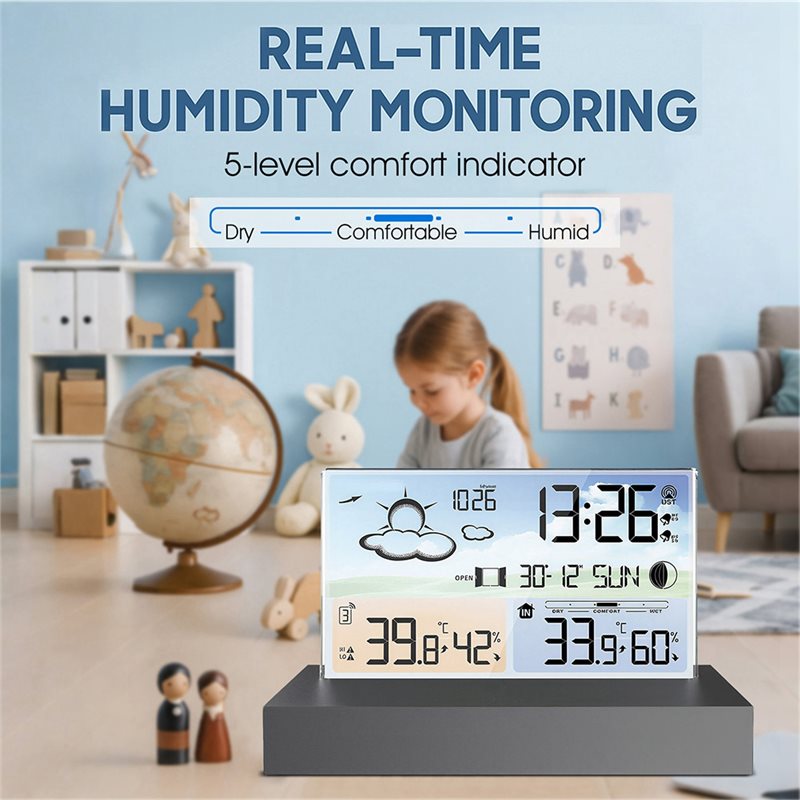 EYFL-Digital Weather Station C - Weather Station Indoor recension och pris
