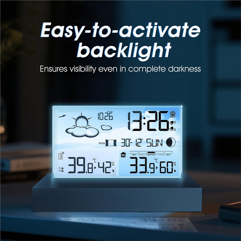 EYFL-Digital Weather Station C - Weather Station Indoor recension och pris