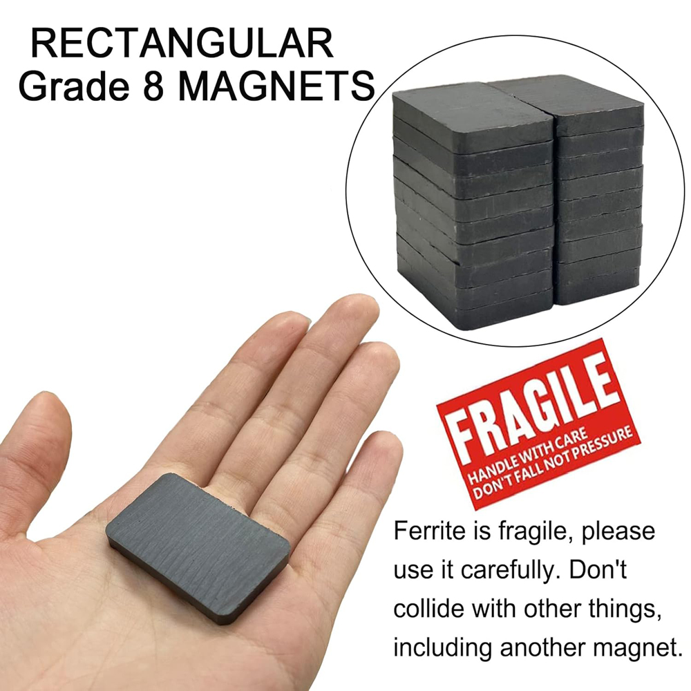 Ferrite Ceramic Blocks Magnets - Hobby Is Science recension och pris