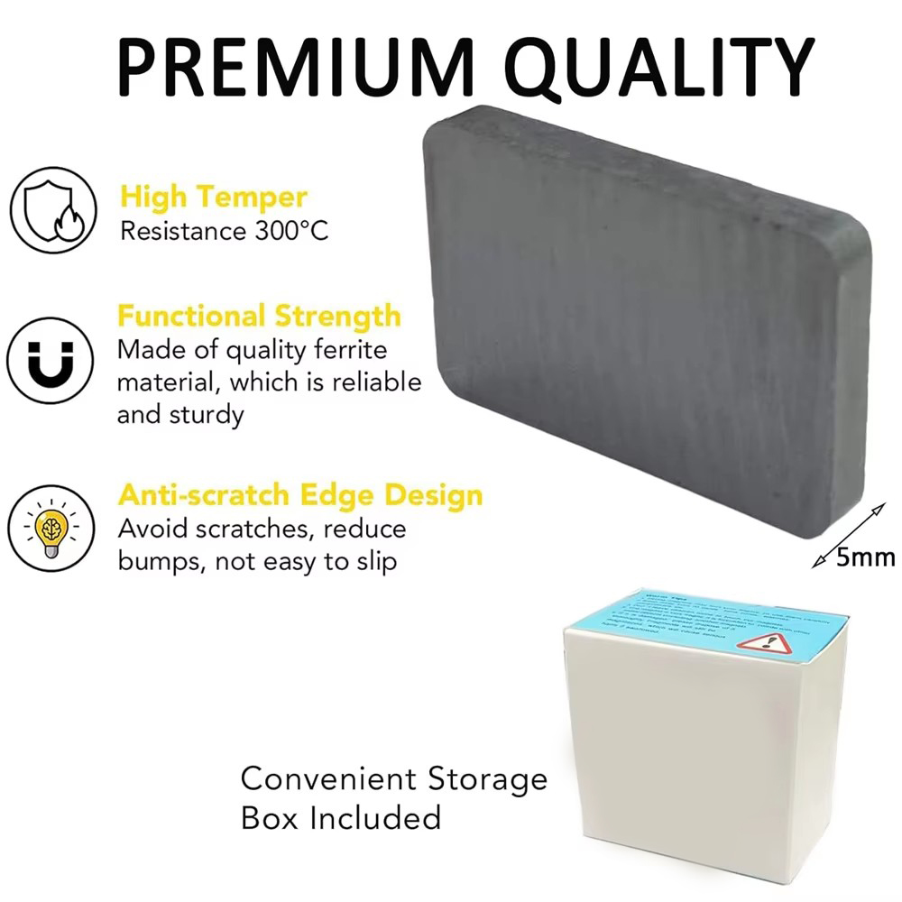 8/12pcs Ferrite Ceramic Blocks - Hobby Is Science recension och pris