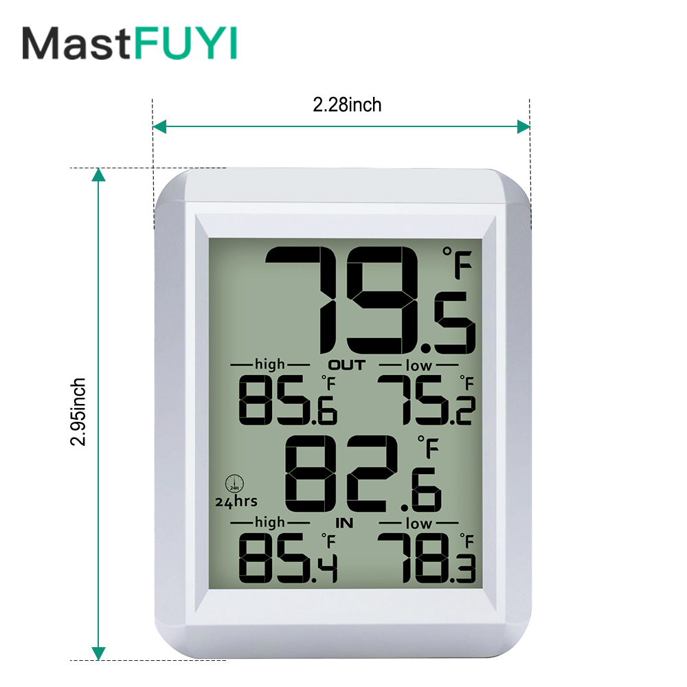 MASTFUYI Digital Thermometer I - Weather Station Indoor recension och pris