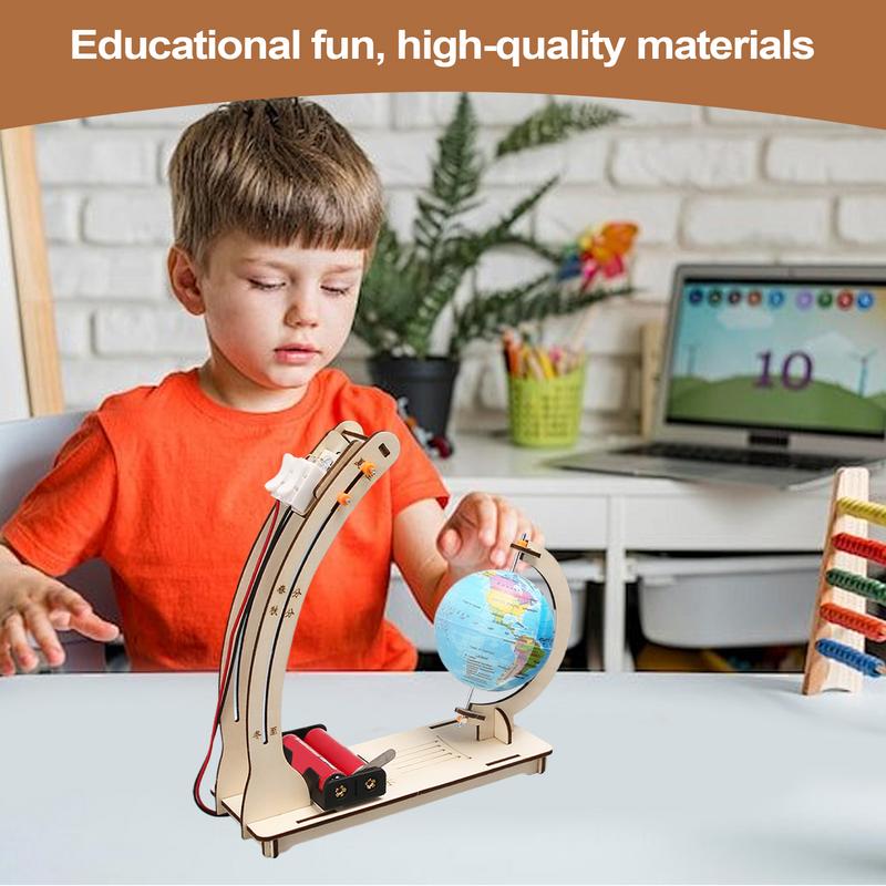 Wooden Satellite Model Making  - Science Project Toys Making recension och pris